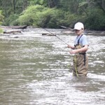 Griffin King Wearing Out Fish on the Chauga River